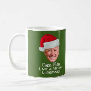 Biden Harris - Joe Santa Hat - C'mon Man Coffee Mug