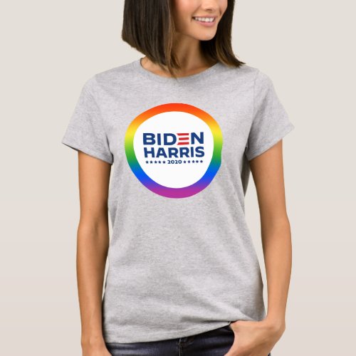 BIDEN HARRIS _ LGBT Rainbow Pride T_Shirt