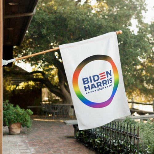 BIDEN HARRIS _ LGBTQ Inclusive Pride House Flag