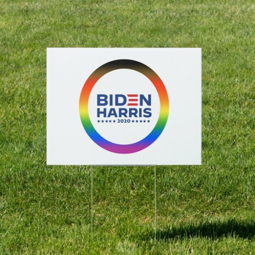 BIDEN HARRIS _ LGBTQ Inclusive Pride Sign