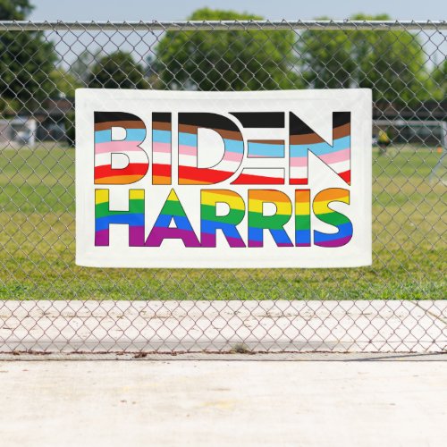 Biden Harris LGBTQ Pride Banner