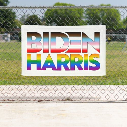 Biden Harris LGBTQ Pride Banner