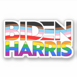 Biden Harris LGBTQ+ Pride Sticker