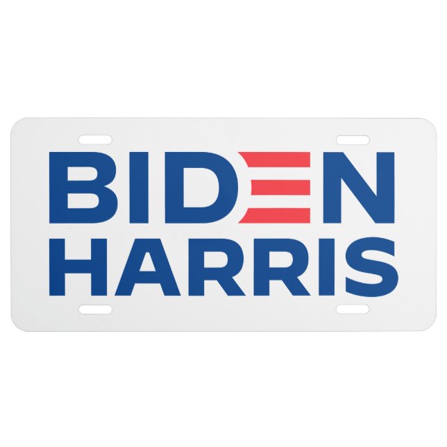 Biden Harris License Plate (Front)