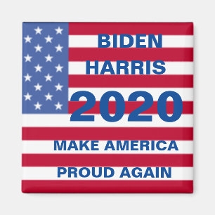 BIDEN HARRIS MAKE AMERICA PROUD AGAIN MAGNET