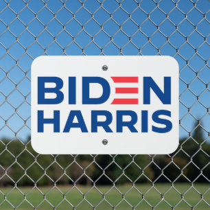 Biden Harris Metal Sign