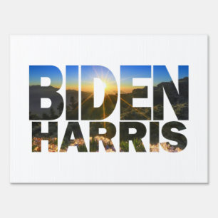 Biden Harris "new dawn" Yard Sign