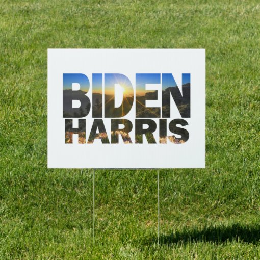 Biden Harris "new dawn" Yard Sign Zazzle