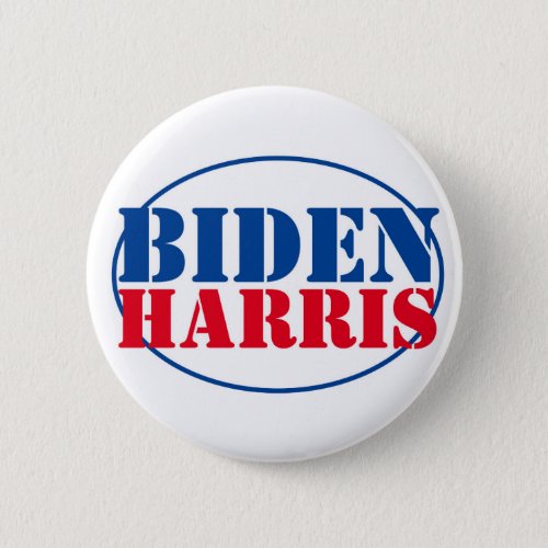 Biden Harris Oval Button