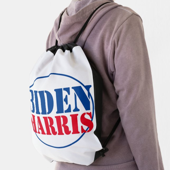 Biden Harris Oval Drawstring Bag (Insitu)
