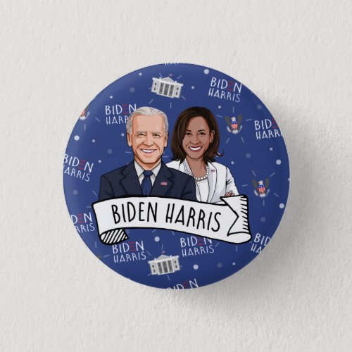 Biden Harris Party  Button