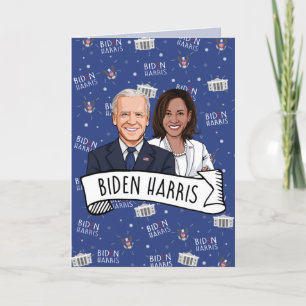 Biden Harris Party Card