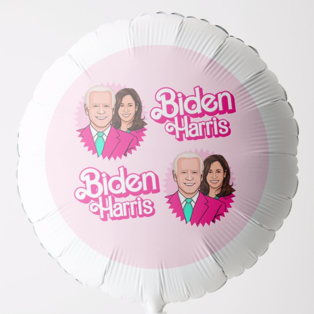 Biden Harris Pink Birthday Balloon (Front)