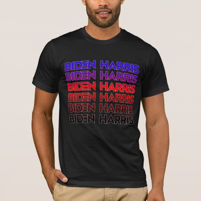 Biden Harris Polyamory Pride T-Shirt (Front)