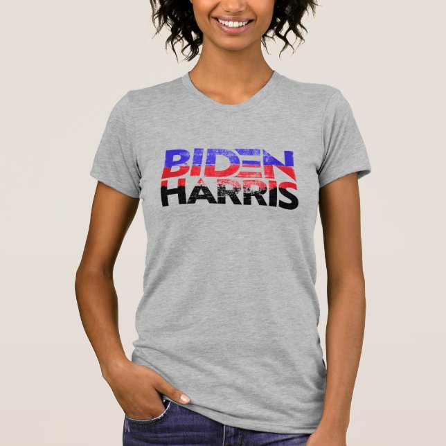 Biden Harris Polyamory Pride T-Shirt (Front)