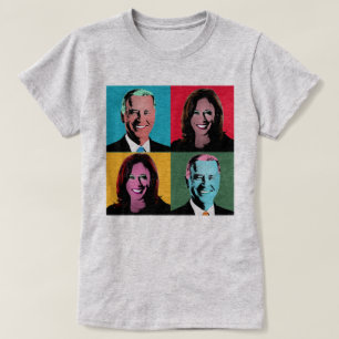 Biden Harris Pop Art Painting T-Shirt
