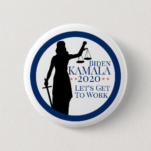 Biden Harris President Get to Work 2020 Election Button