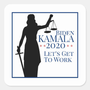 Biden Harris President Get to Work 2020 Election Square Sticker