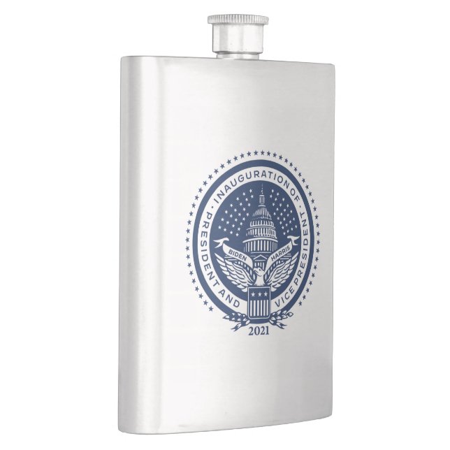 Biden Harris President Inaugural Logo Inauguration Flask (Right)