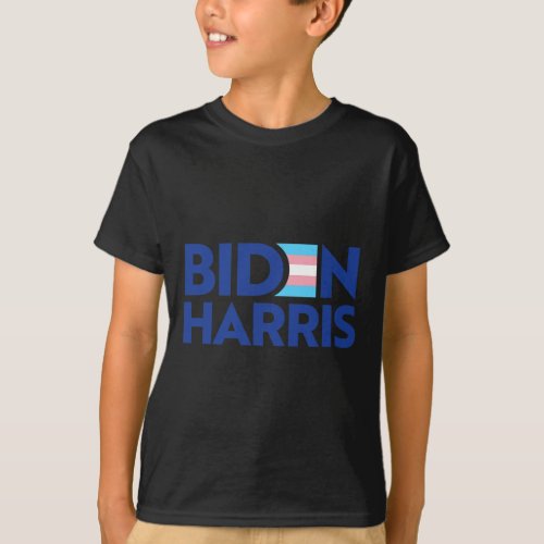 Biden Harris President Trans Pride Flag Joe Kamala T_Shirt