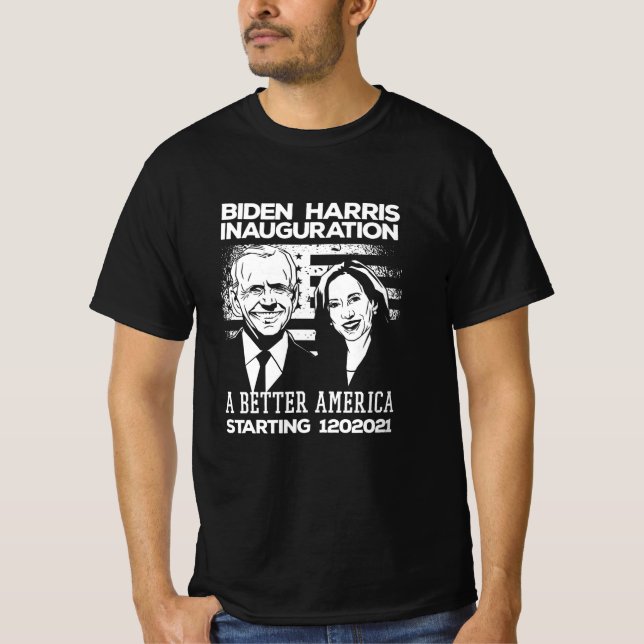 Biden Harris Presidential Inauguration 2021 T-Shirt (Front)