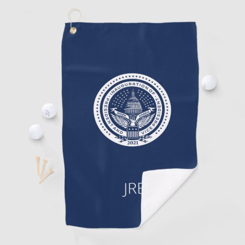 Biden Harris Presidential Inauguration Monogrammed Golf Towel