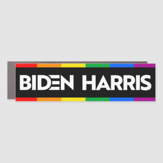 BIDEN HARRIS PRIDE CAR MAGNET