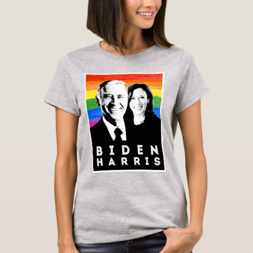 BIDEN HARRIS PRIDE POSTER T_Shirt