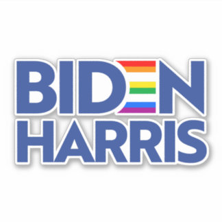 BIDEN HARRIS PRIDE STICKER