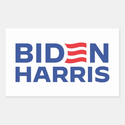Biden Harris Rectangular Sticker
