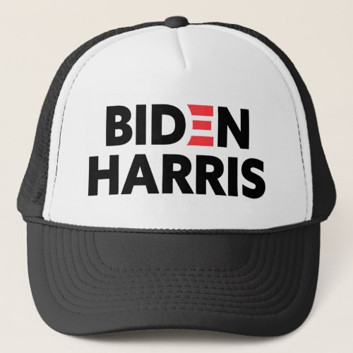 Biden  Harris Red Black White Trucker Hat