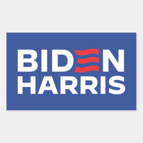Biden Harris Scented Candle Rectangular Sticker