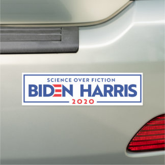 BIDEN HARRIS: Science Over Fiction Car Magnet