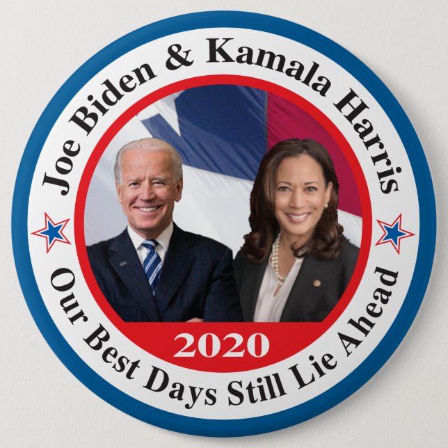 biden harris stuff button (Front)