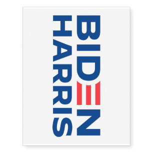 Biden Harris Temporary Tattoos