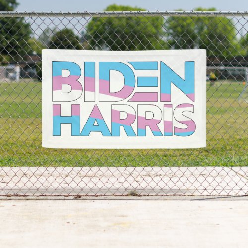 Biden Harris Trans Pride Banner