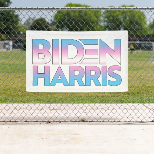 Biden Harris Trans Pride Banner