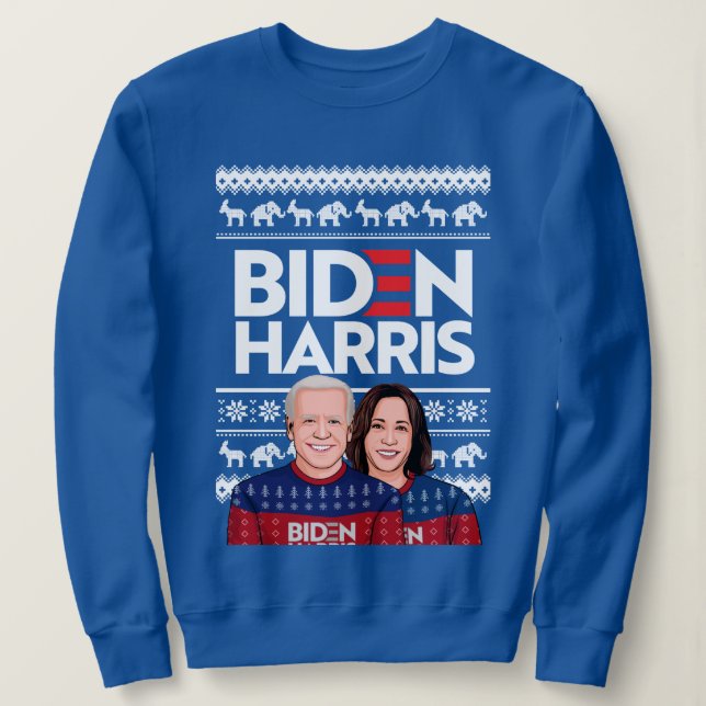 BIDEN HARRIS UGLY SWEATER (Design Front)
