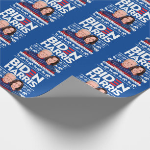 BIDEN HARRIS UGLY SWEATER WRAPPING PAPER