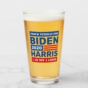 Biden Harris Veterans Not A Loser Glass