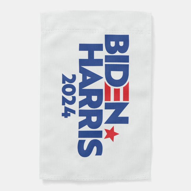 BIDEN HARRIS Weatherproof Personalized Garden Flag (Front)