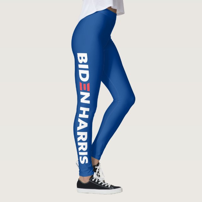 Biden / Harris White and Blue Leggings (Right)