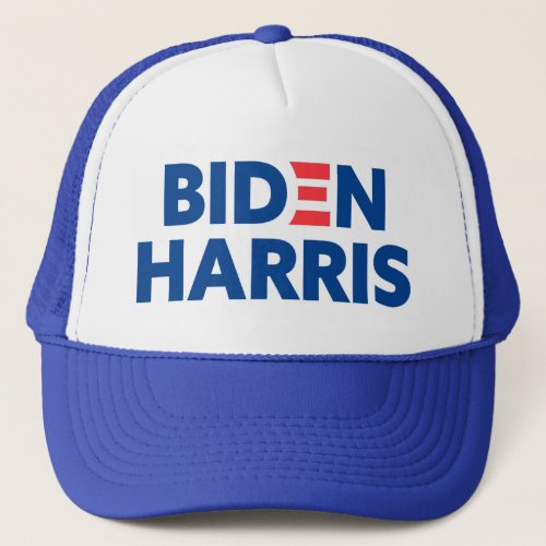 Biden  Harris White and Blue Trucker Hat