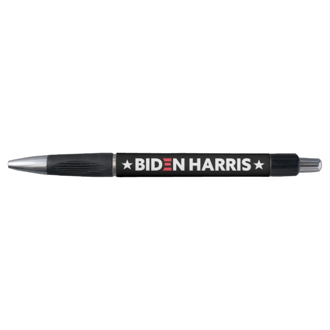 Biden / Harris White Stars Black Pen (Front)