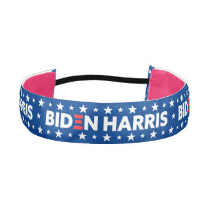 Biden / Harris White Stars Blue Athletic Headband