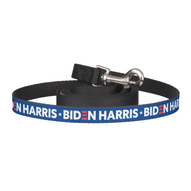 Biden / Harris White Stars Blue Pet Leash (Hook)