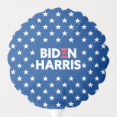 Biden / Harris White Stars Pattern Blue Balloon (Back)