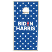 Biden / Harris White Stars Pattern Red and Blue Cornhole Set (Left)