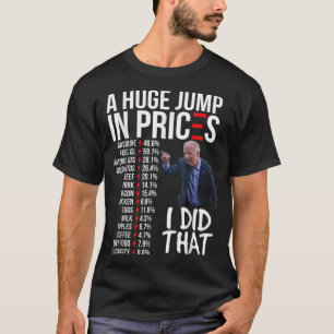 Biden High Prices Inflation Bad Economy Gas Unempl T-Shirt