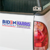 Biden in 2020 / Harris in ? Bumper Sticker (On Truck)